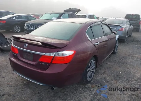 2014 Honda Accord Sport z USA, uszkodzony, nr VIN 1HGCR2F55EA189524